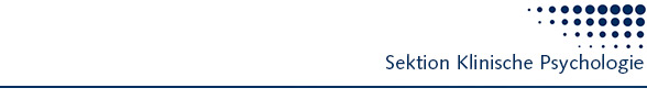 Sektion Klinische Psychologie